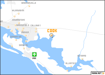 map of Cook