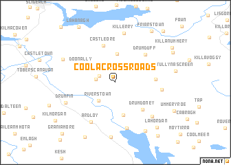 map of Coola Cross Roads