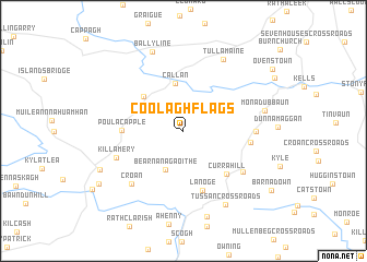 map of Coolaghflags