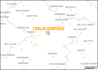 map of Coolalug Bridge