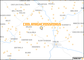 map of Coolanagh Cross Roads