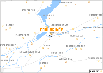 map of Cool Bridge