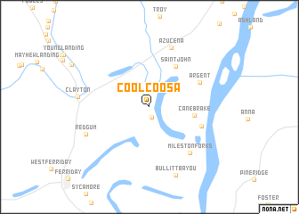 map of Cool Coosa