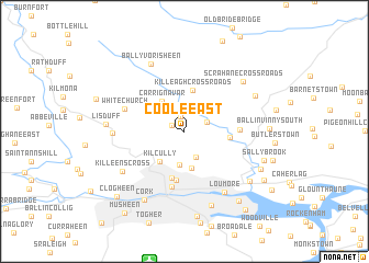 map of Coole East