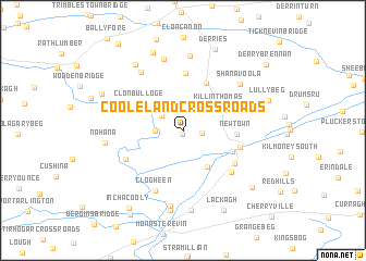 map of Cooleland Cross Roads