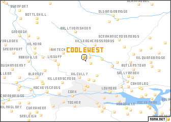 map of Coole West