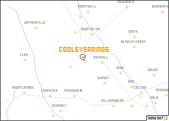 map of Cooley Springs