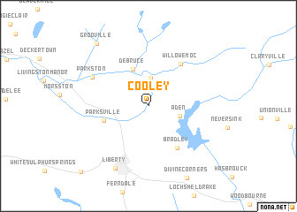 map of Cooley