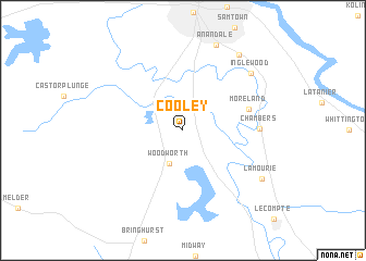 map of Cooley