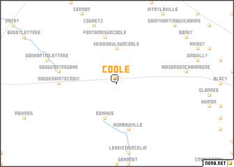 map of Coole