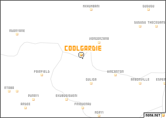 map of Coolgardie