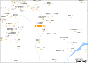 map of Cool Ridge