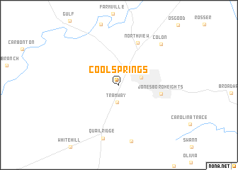 map of Cool Springs