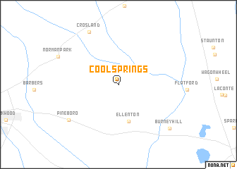 map of Cool Springs