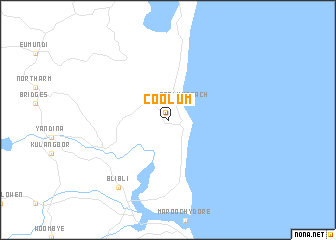 map of Coolum