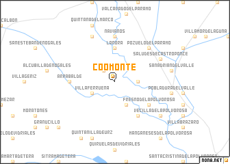 map of Coomonte