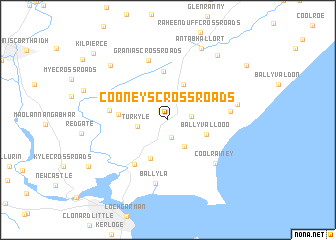map of Cooneys Cross Roads