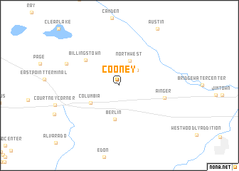 map of Cooney
