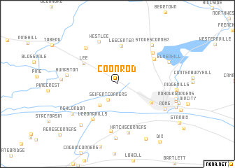 map of Coonrod