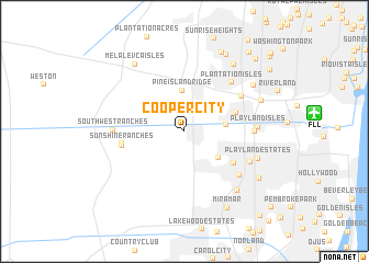 map of Cooper City