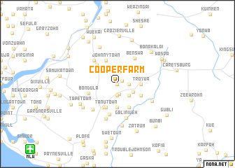 map of Cooper Farm