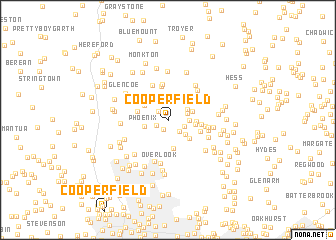 map of Cooperfield