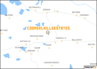 map of Cooper L Hills Estates