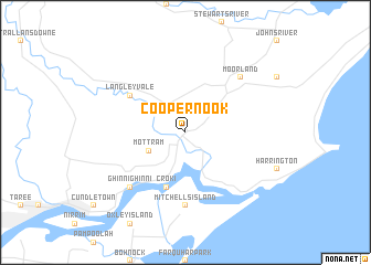 map of Coopernook