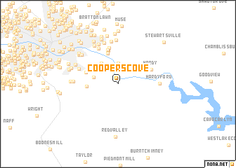 map of Coopers Cove