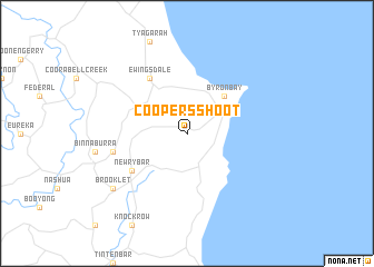 map of Coopers Shoot