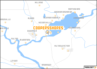 map of Coopers Shores