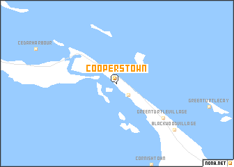 map of Cooperʼs Town