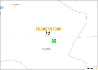 map of Cooperstown