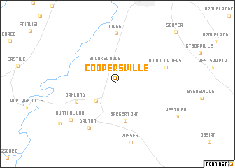 map of Coopersville