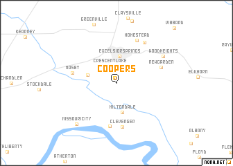 map of Coopers