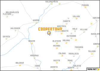 map of Cooper Town