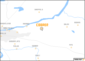 map of Cooper