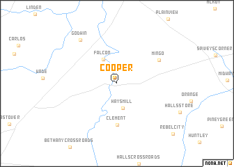 map of Cooper