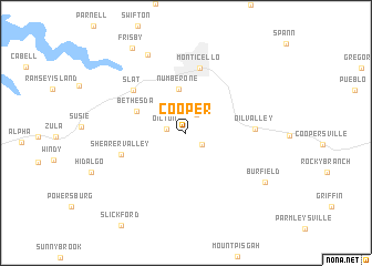 map of Cooper