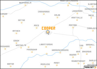 map of Cooper