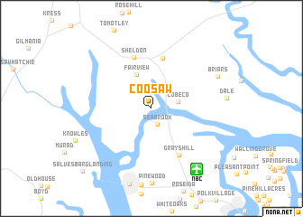 map of Coosaw