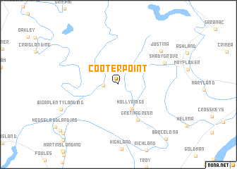 map of Cooter Point