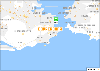 map of Copacabana