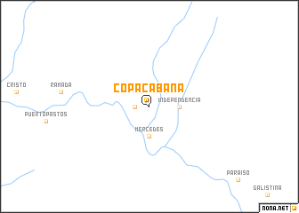 map of Copacabana