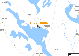 map of Copacabana