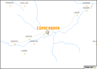 map of Copacabana