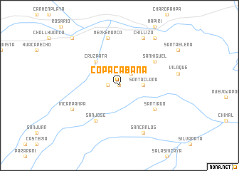map of Copacabana