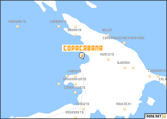 map of Copacabana