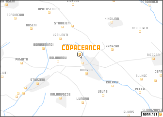 map of (( Copăceanca ))