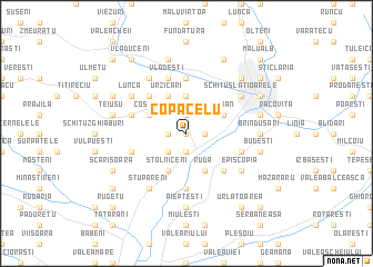 map of Copăcelu